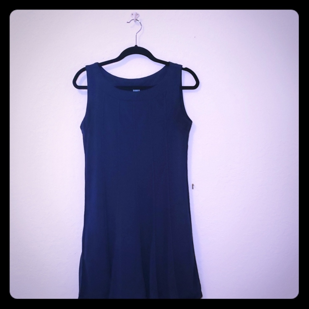 Business Casual Inside Out Thread Midi Dress